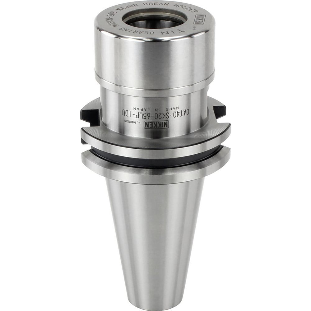 Lyndex-Nikken CAT40-SK20-65UP Collet Chucks; Collet System: Slim Chuck ; Collet Series: SK20 ; Taper Size: CAT40 ; Projection (Decimal Inch): 2.5600in ; Minimum Collet Capacity (Decimal Inch): 0.1380in ; Maximum Collet Capacity (Decimal Inch): 0.7870