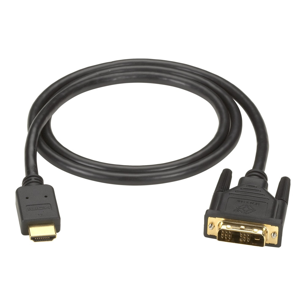 BLACK BOX CORPORATION Black Box EVHDMI02T-001M  - Adapter cable - HDMI male to DVI-D male - 3.3 ft