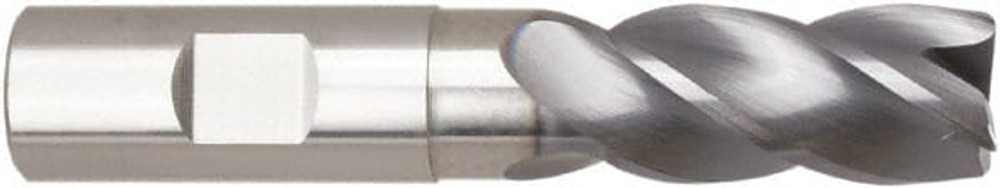 Niagara Cutter 03083847 Corner Radius End Mill: 1/2" Dia, 1" LOC, 0.03" Radius, 4 Flutes, Solid Carbide