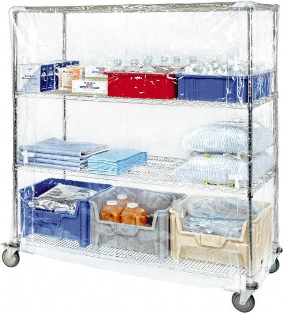 Quantum Storage CC243674CVV Wire Shelving Cover with Hook & Loop Closure: Use With Wire Shelving Units (WR Series)