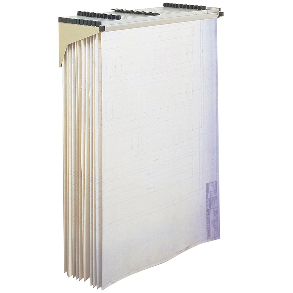 SAFCO PRODUCTS CO 5030 Safco Drop And Lift Hanging Flat File Wall Rack, Tropic Sand