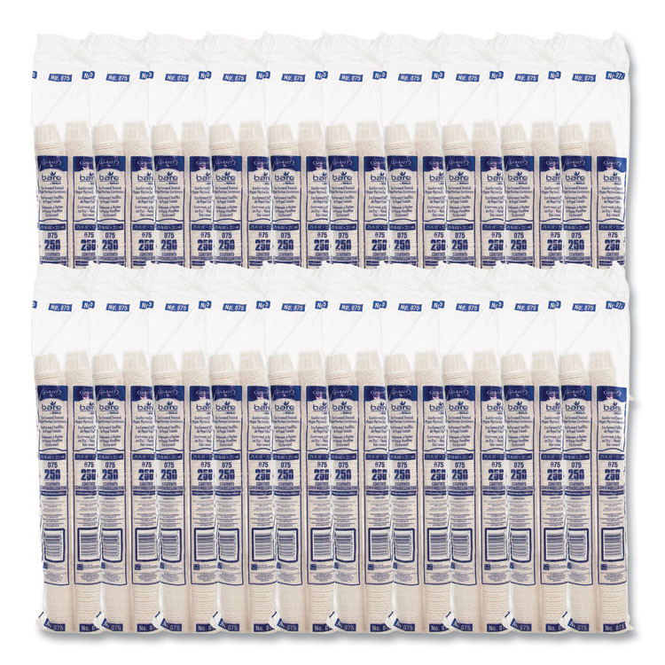 DART SOLO® 075 Paper Portion Cups, 0.75 oz, White, 250/Bag, 20 Bags/Carton