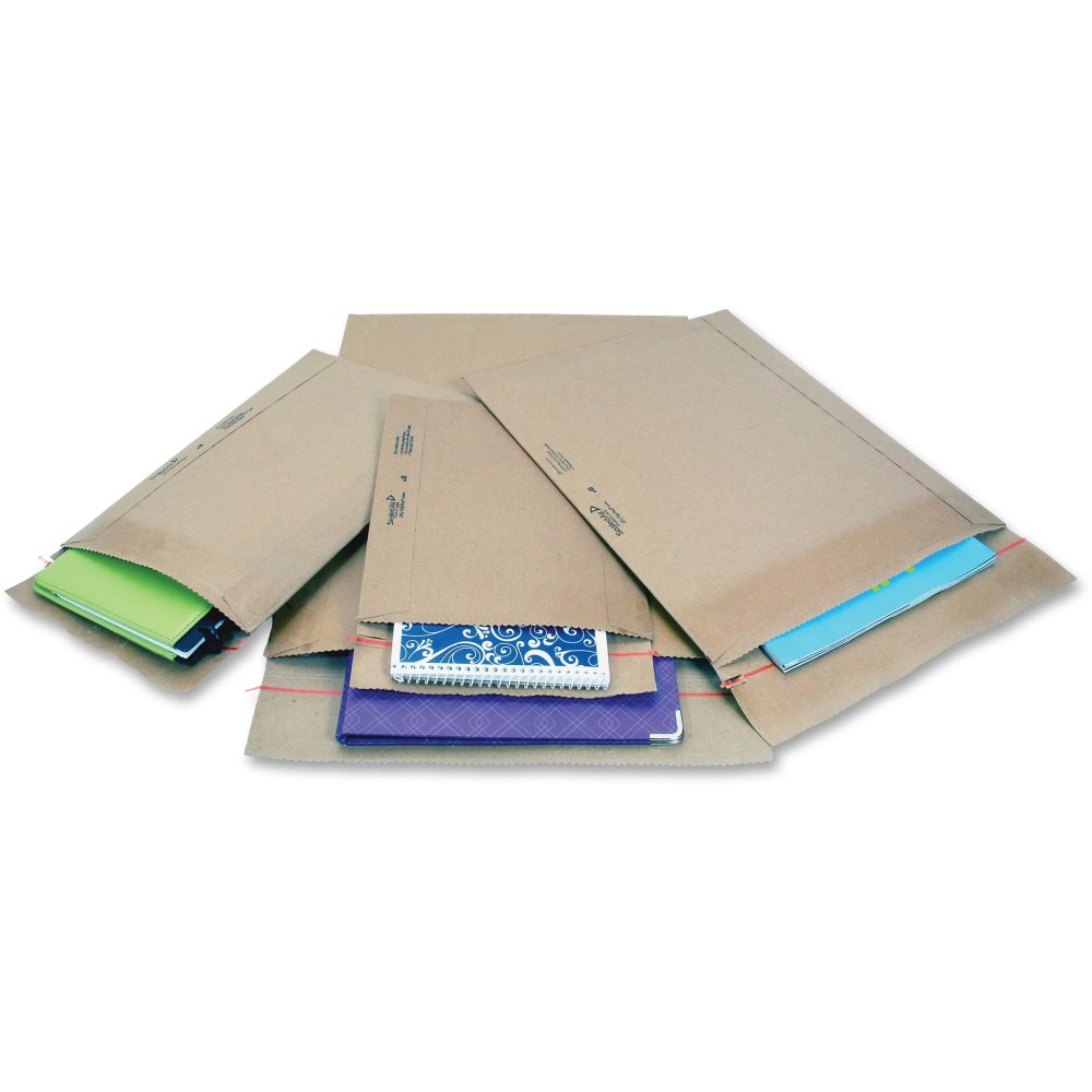 SEALED AIR CORPORATION 89314 Jiffy Mailer Jiffy Rigi Bag Mailers - Shipping - #5 - 10 1/2in Width x 14in Length - Self-sealing - Kraft, Fiberboard - 150 / Carton - Natural Kraft