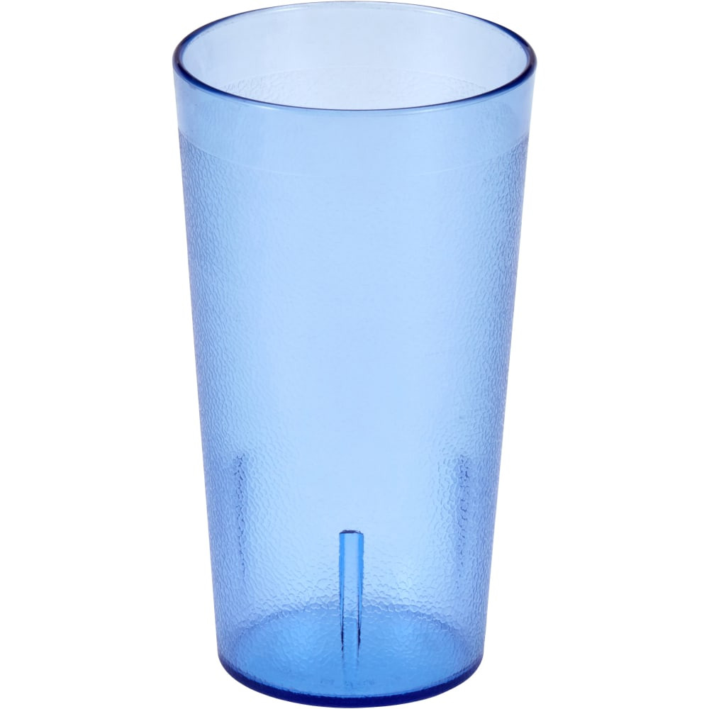 CAMBRO MFG. CO. 1600P2401 Cambro Colorware Styrene Tumblers, 16 Oz, Slate Blue, Pack Of 24 Tumblers