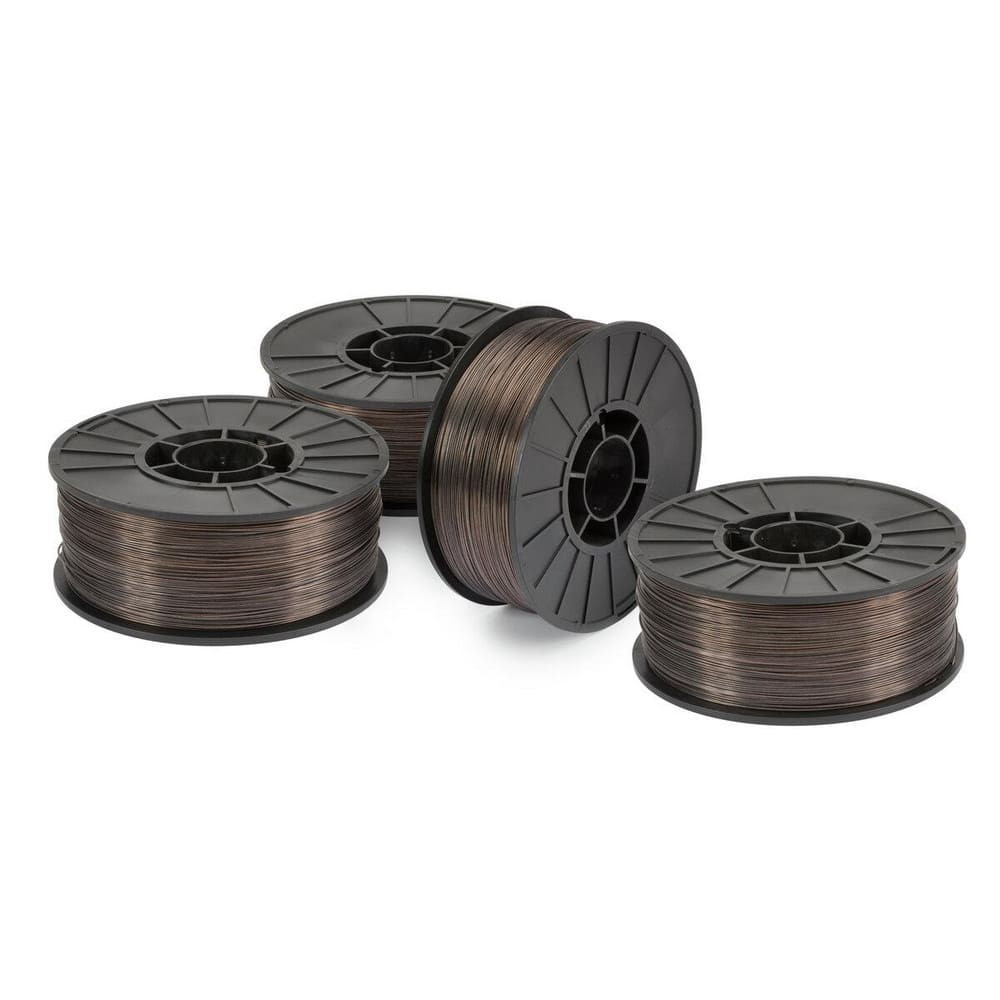 Lincoln Electric ED034485 MIG Flux Core Welding Wire: 0.078" Dia, Steel Alloy