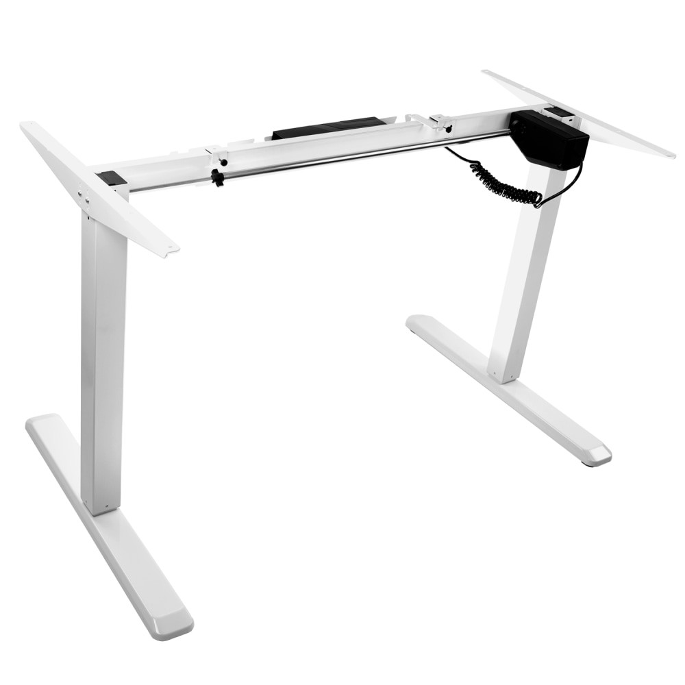 TRANSFORM PARTNERS LLC MI-7980W Mount-It! MI-7980W Electric Standing Desk Frame With Controller, White