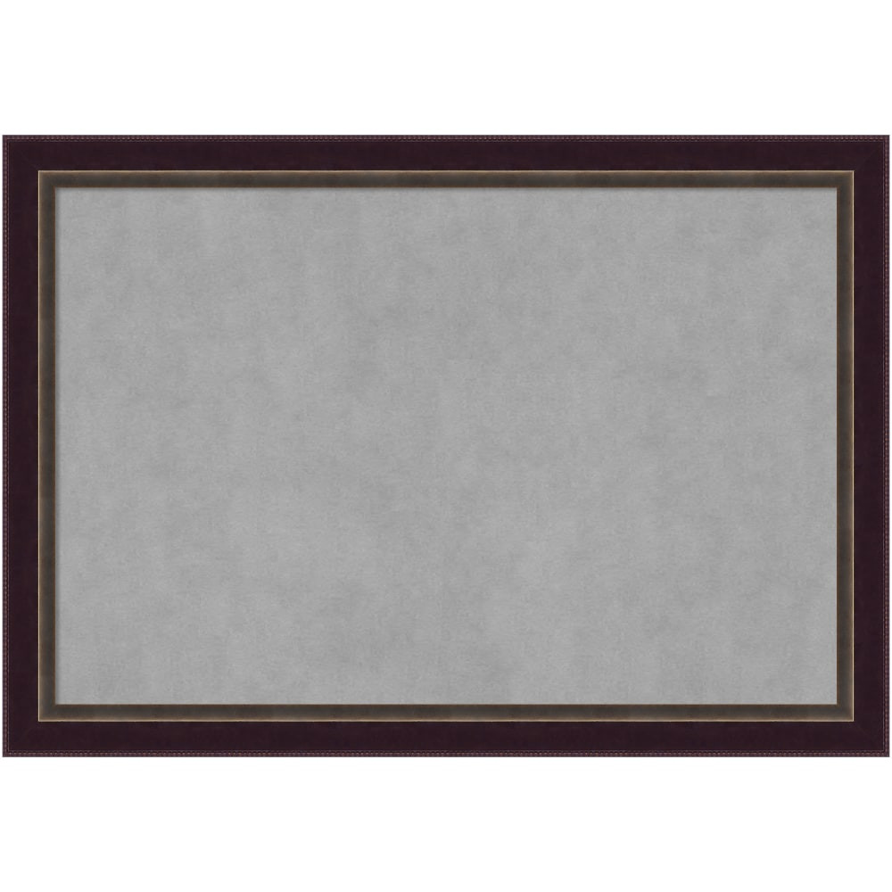 UNIEK INC. Amanti Art A42703908320  Magnetic Bulletin Board, Steel/Aluminum, 40in x 28in, Signore Bronze Wood Frame