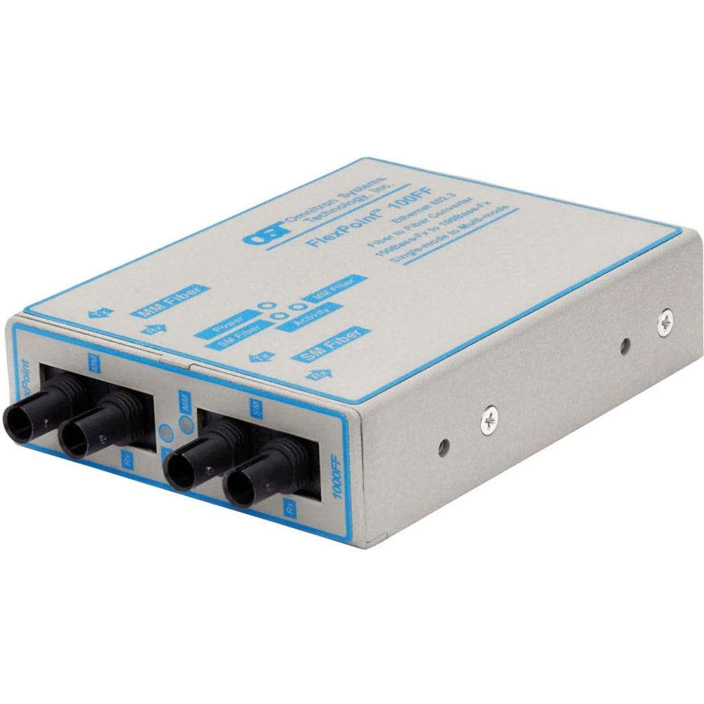 Supports optical fiber cable to span longer distances and provides data transmission rates par excellence between networks and different devices  With 100Base-FX technology get up to 100Mbps data transfer rate over optical fiber cable  The Rack-mountable provides convenient installation  Expand your network capabilities with this 2 transceiver/media converter