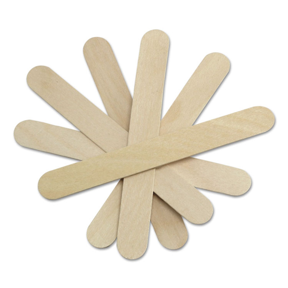 MEDLINE INDUSTRIES, INC. MDS202075 Sterile Tongue Depressors, Wood, 6" Long, 100/Box