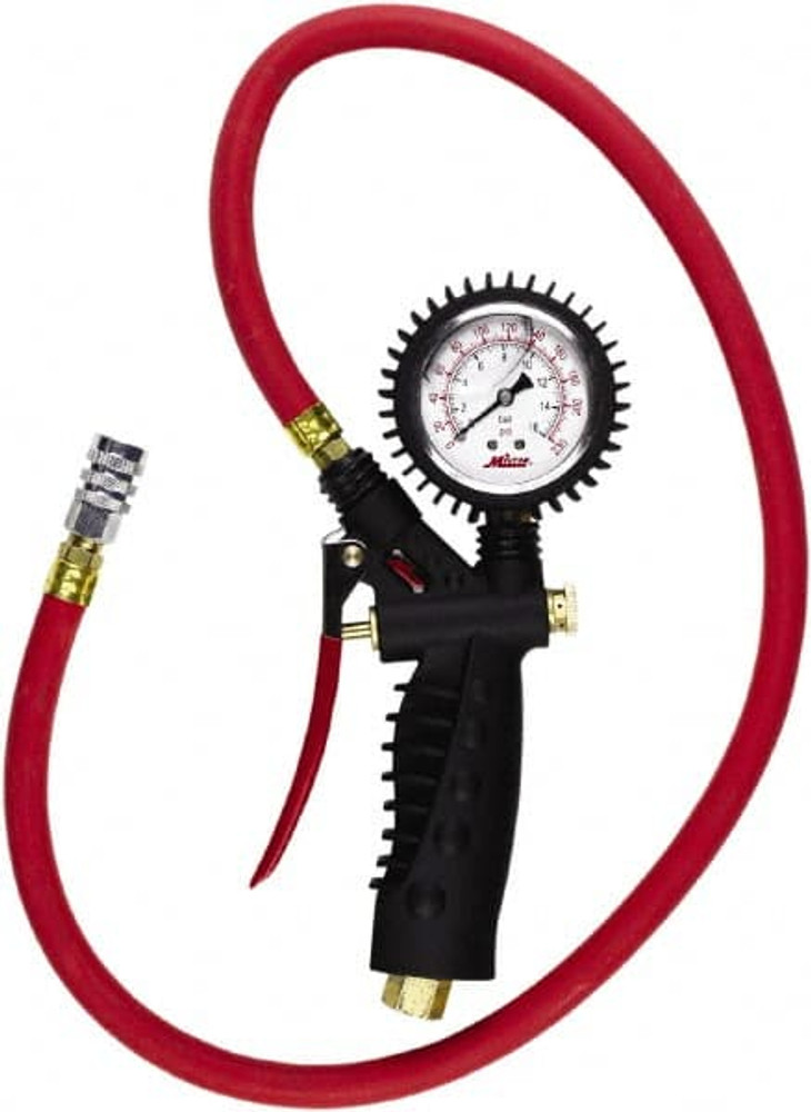 Milton 572A 0 to 230 psi Dial Kwik Grip Safety Tire Pressure Gauge