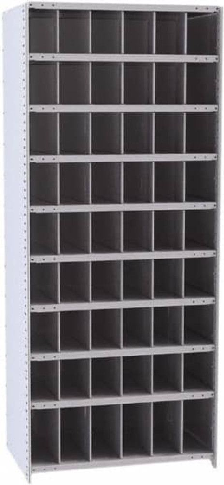 Hallowell 5528-24HG 54 Bin Closed Industrial Bin Shelving