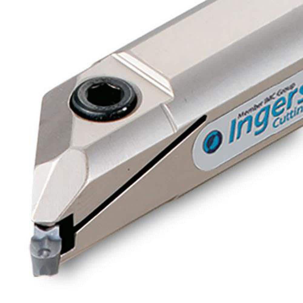 Ingersoll Cutting Tools 2830094 Indexable Grooving Toolholders; Toolholder Type: Internal Grooving ; Insert Seat Size: 3 ; Cutting Direction: Right Hand ; Maximum Depth of Cut (Decimal Inch): 0.1100 ; Minimum Groove Width (Decimal Inch): 0.1180 ; Too