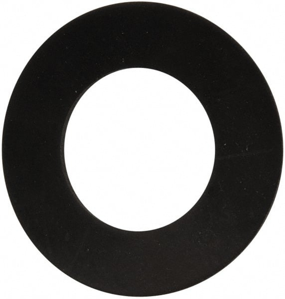 Made in USA 31947252 Flange Gasket: For 1-1/4" Pipe, 1-21/32" ID, 3" OD, 1/8" Thick, Neoprene Rubber