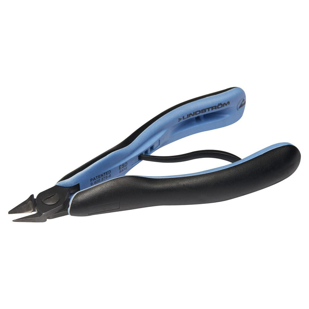 Lindstrom Tool RX8167 Cutting Pliers; Insulated: No ; Jaw Length (Decimal Inch): 0.6300 ; Overall Length (Inch): 5-13/16 ; Overall Length (Decimal Inch): 5.8125 ; Jaw Width (Decimal Inch): 0.63 ; Head Style: Tapered