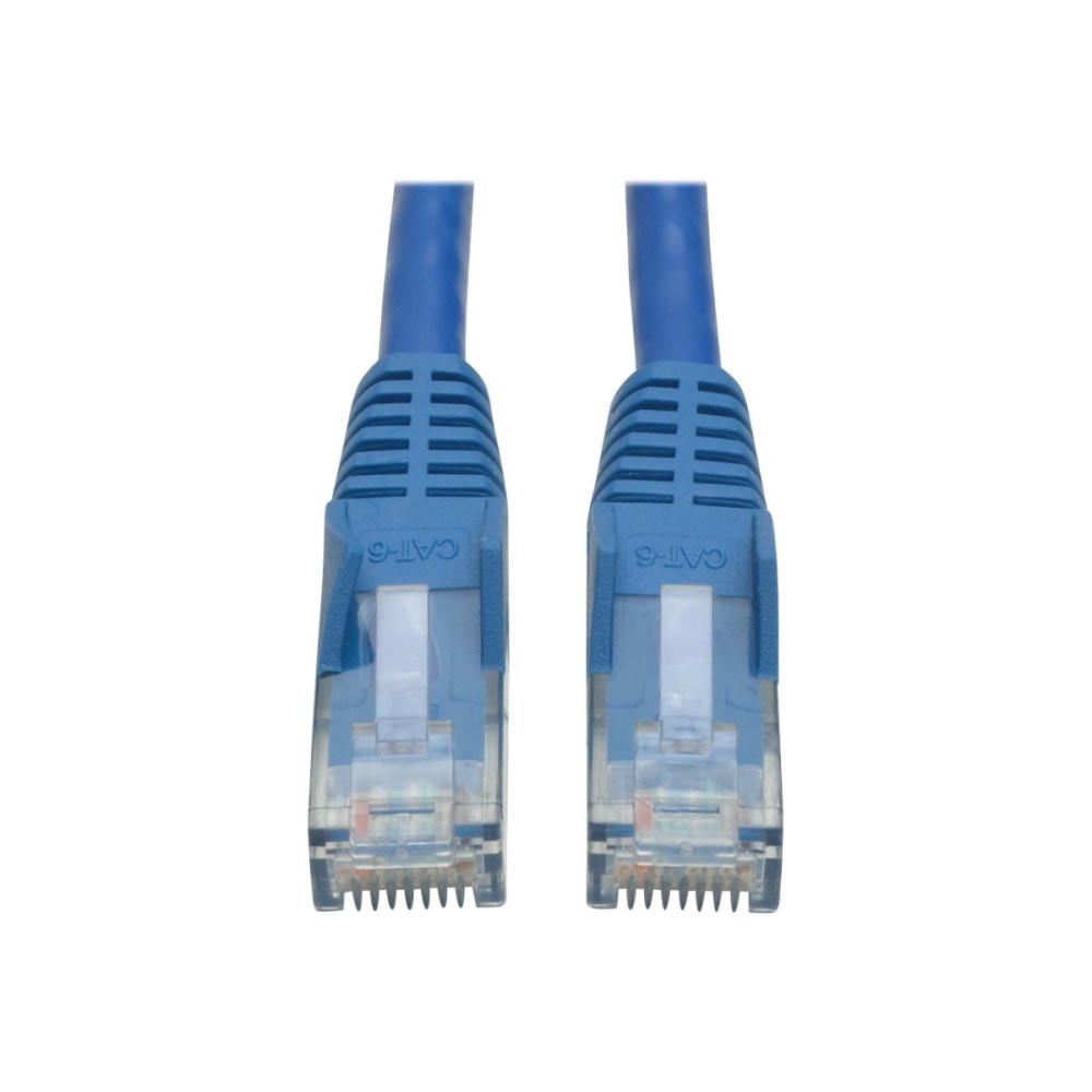 TRIPP LITE N201-050-BL Eaton Tripp Lite Series Cat6 Gigabit Snagless Molded (UTP) Ethernet Cable (RJ45 M/M), PoE, Blue, 50 ft. (15.24 m) - Patch cable - RJ-45 (M) to RJ-45 (M) - 50 ft - UTP - CAT 6 - molded, snagless, solid - blue