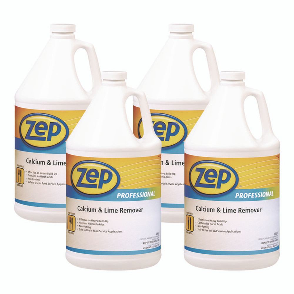 ZEP INC. Professional® 1041491 Calcium and Lime Remover, Neutral, 1 gal Bottle, 4/Carton