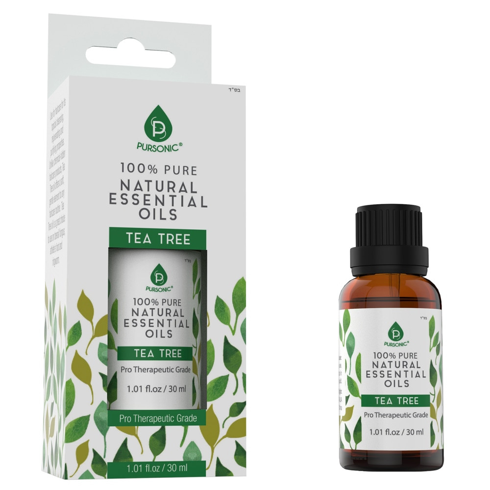 KENNETH WYATT GALLERIES 995110291M Pursonic 100% Pure Tea Tree Essential Oil Bottle, 30 mL