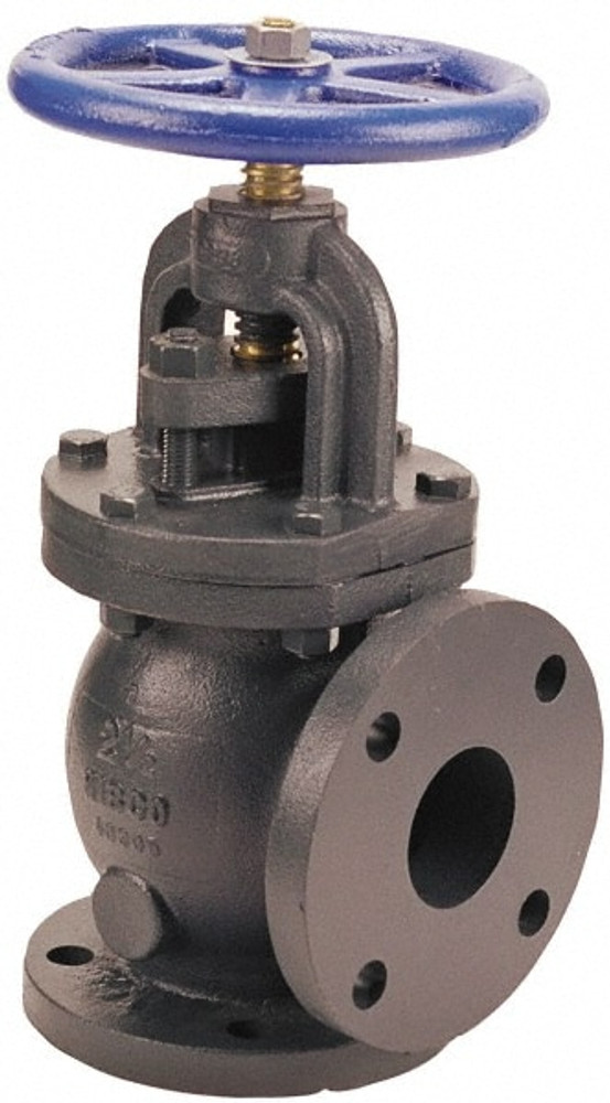 NIBCO NHD300D 2" Pipe, Flanged Ends, Iron Renewable Globe Valve