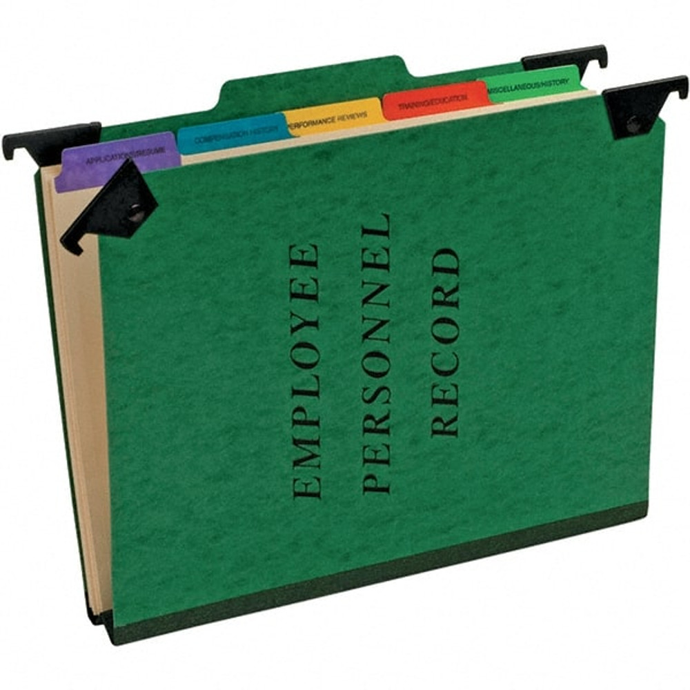 Pendaflex PFXSER2GR File Folders with Top Tab: Letter, Green