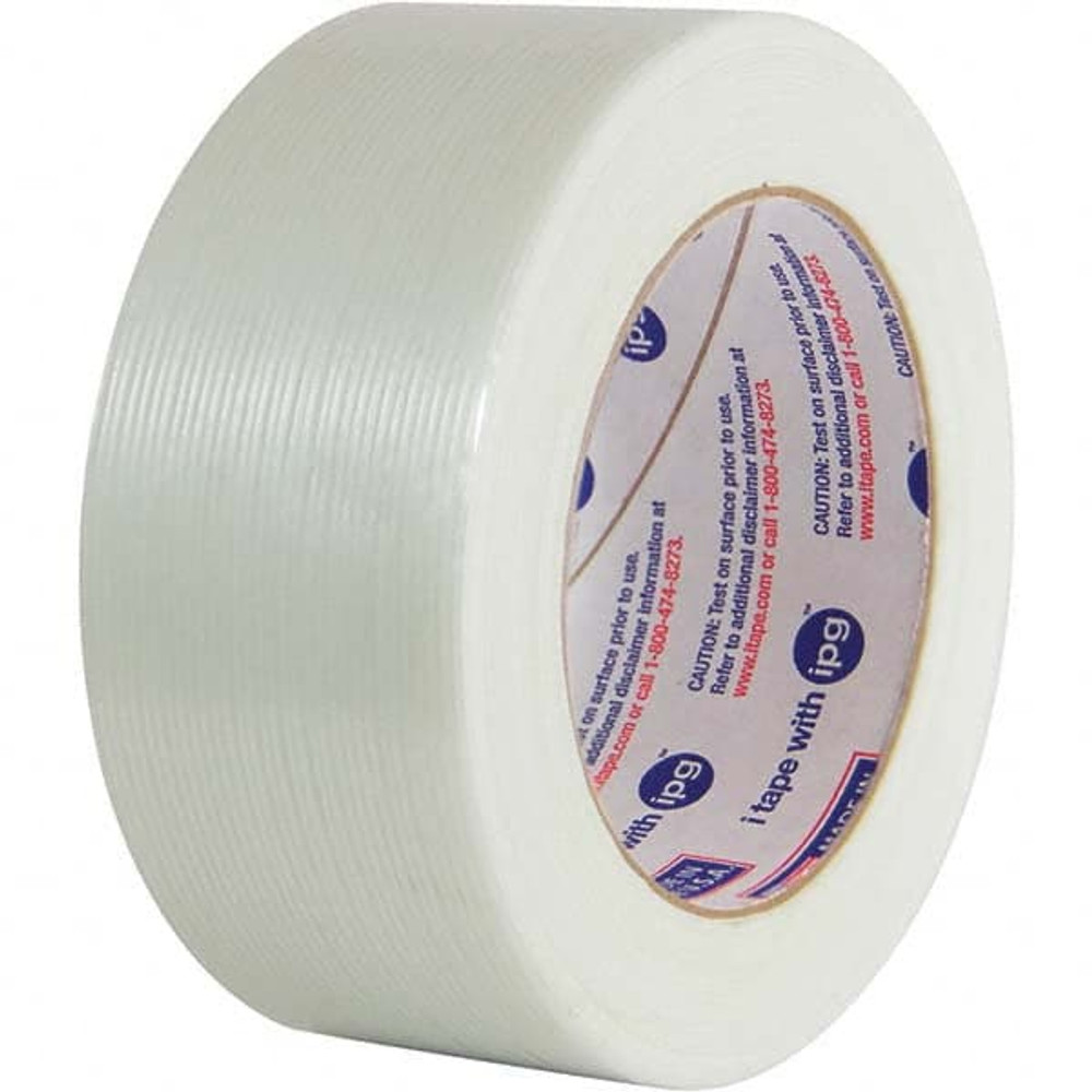 Intertape RG303.4 Filament & Strapping Tape; Type: Filament Tape ; Color: Natural ; Thickness (mil): 4.4000 ; Material: Rubber ; Width (Mm - 2 Decimals): 24.00 ; Length (Meters): 54.80