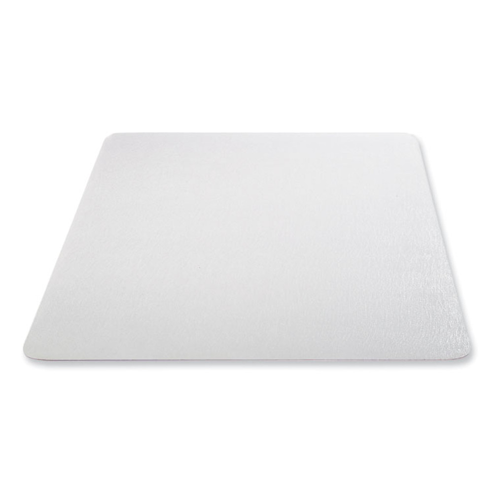 DEFLECTO CORPORATION CM2E242 EconoMat All Day Use Chair Mat for Hard Floors, Flat Packed, 45 x 53, Clear