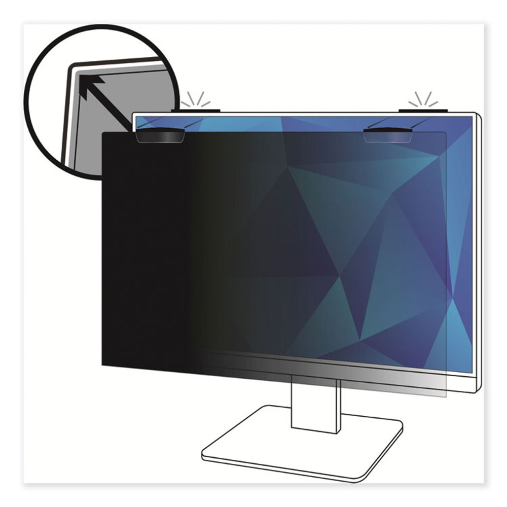 3M/COMMERCIAL TAPE DIV. PF230W9EM COMPLY Magnetic Attach Privacy Filter for 23" Widescreen Flat Panel Monitor, 16:9 Aspect Ratio