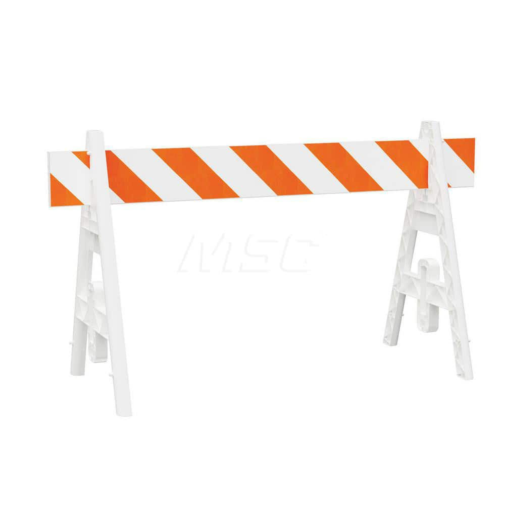 Plasticade 203W-306EG Traffic Barricades; Barricade Height (Inch): 40 ; Barricade Width (Inch): 29 ; Reflective: Yes ; Compliance: None