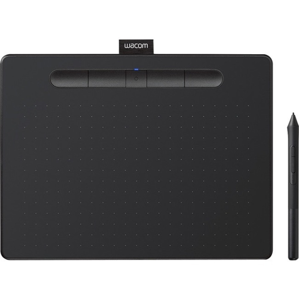 WACOM TECHNOLOGY CORPORATION Wacom CTL4100  Intuos Graphics Drawing Tablet for Mac, PC, Chromebook & Android (small) with Software Included - Black (CTL4100) - Graphics Tablet - 7.9in - 5.98in x 3.74in - 2540 lpi Cable - 4096 Pressure Level - Pen - P