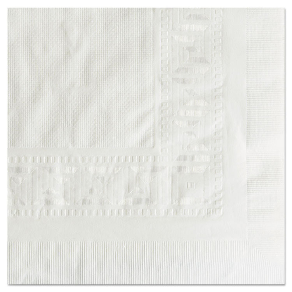 HOFFMASTER 210130 Cellutex Table Covers, Tissue/Polylined, 54" x 108", White, 25/Carton
