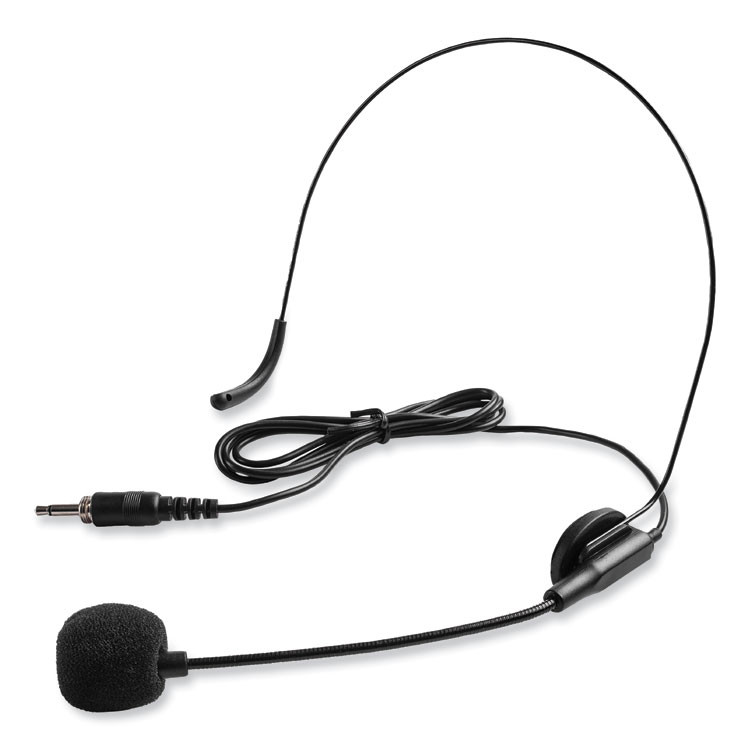 NATIONAL PUBLIC SEATING Oklahoma Sound® LWM7 Wireless Headset Microphone, 200 ft Range