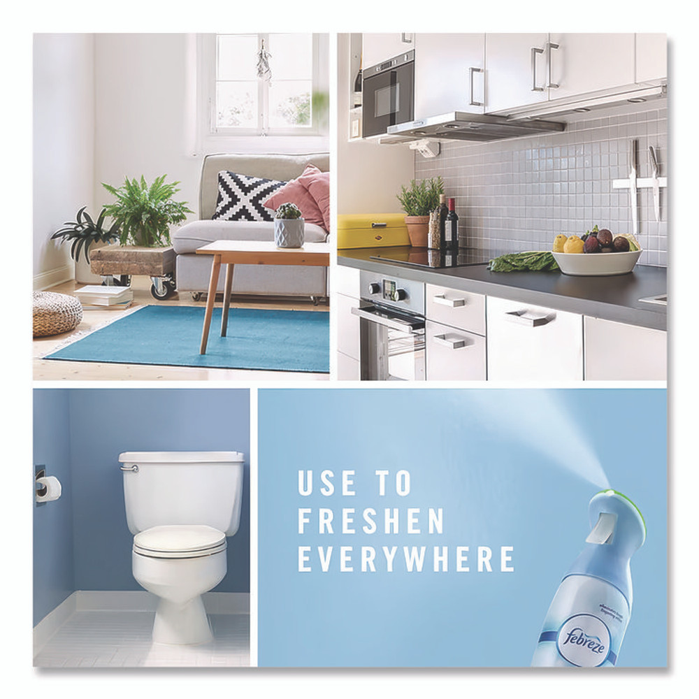 PROCTER & GAMBLE Febreze® 97806 AIR, Crisp Clean, 8.8 oz Aerosol Spray, 2/Pack