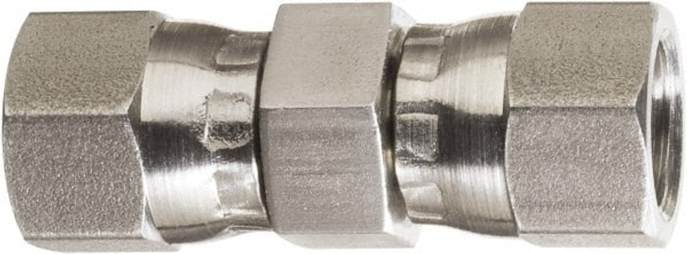 Made in USA JS-12-JS Stainless Steel Flared Tube Swivel Nut Union: 3/4" Tube OD, 1-1/16-12 Thread, 37 ° Flared Angle