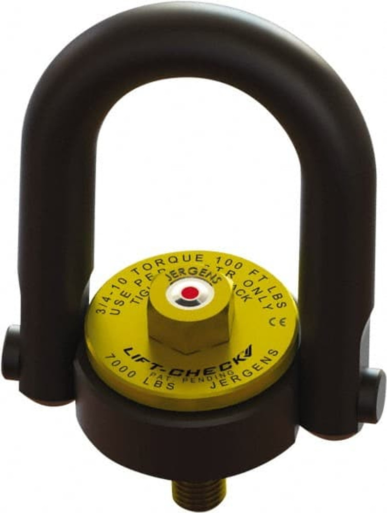 Jergens 23427LC Hoist Ring: Bolt-On, 10,000 lb Working Load Limit