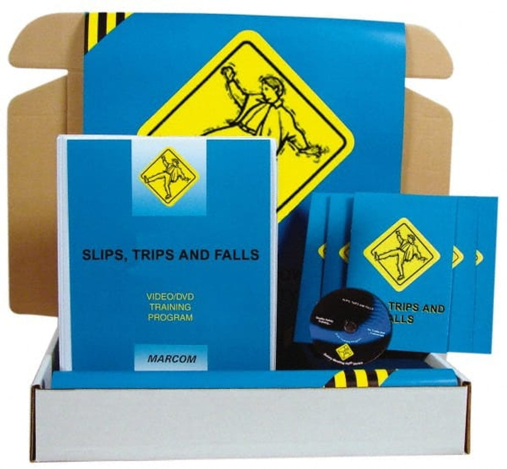 Marcom K0000429EM Slips, Trips and Falls, Multimedia Training Kit