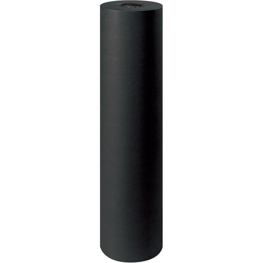 B O X MANAGEMENT, INC. KP3650BK South Coast Paper Color Kraft Paper Roll, 36in x 720ft, Black