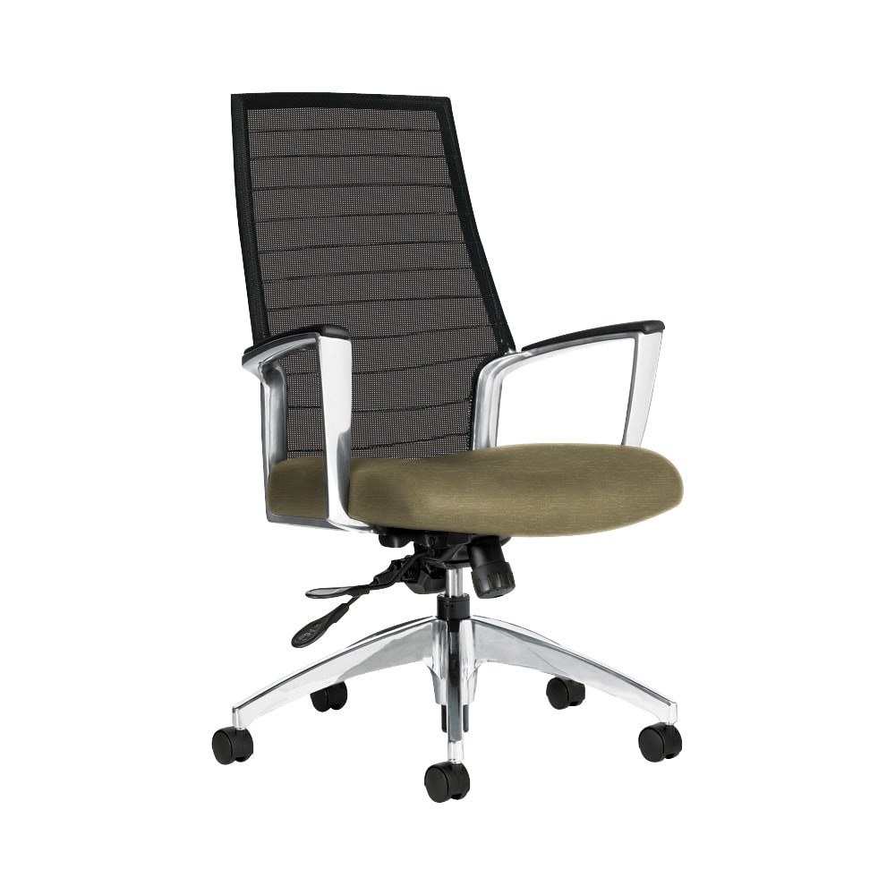 Global QS2676-4AL-UR15*  Accord Mesh High-Back Tilter Chair, 44inH x 25inW x 25inD, Beach Day