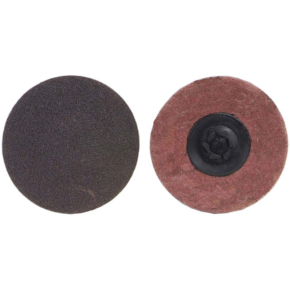 Norton 08834164354 Quick-Change Disc: Type I, 3" Disc Dia, 80 Grit, Aluminum Oxide, Coated