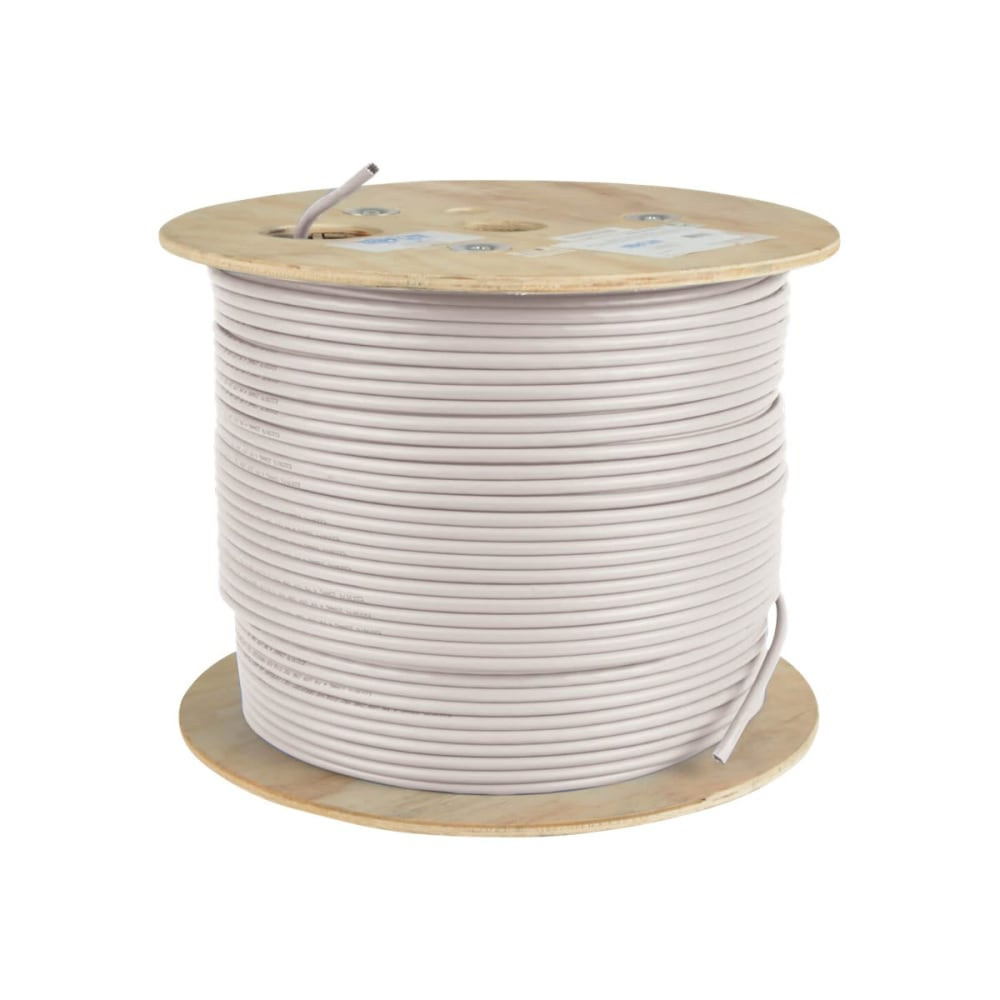 TRIPP LITE N024-01K-WH Eaton Tripp Lite Series Cat5e 350 MHz Solid Core Plenum-Rated (UTP) PVC Bulk Ethernet Cable - White, 1000 ft. (304.8 m) - Bulk cable - 1000 ft - UTP - CAT 5e - IEEE 802.3ab/IEEE 802.5 - plenum, solid - white