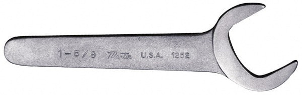 Martin Tools 1224MM Service Open End Wrench: Single End Head, 24 mm, Single Ended