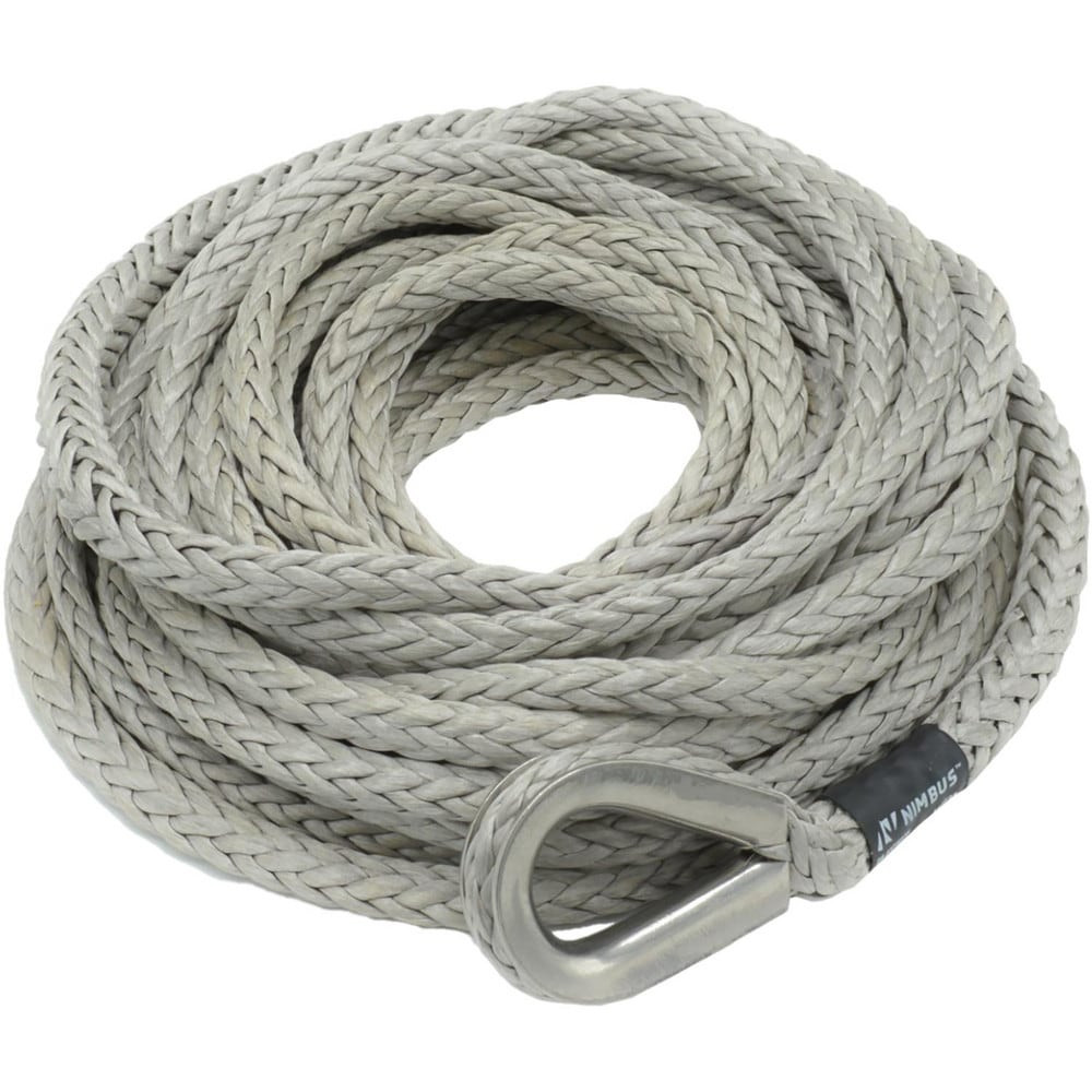 Nimbus Tow Ropes 25-0438050 Automotive Winch Accessories; Type: Winch Rope ; For Use With: Rigging, Vehicle Recovery, Winching ; Width (Inch): 7/16in ; Capacity (Lb.): 7400.00 ; Length (Inch): 600in ; End Type: Loop & Eye