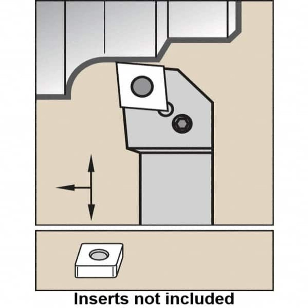 Kennametal 1244803 LH PCLN -6° Negative Rake Indexable Turning Toolholder
