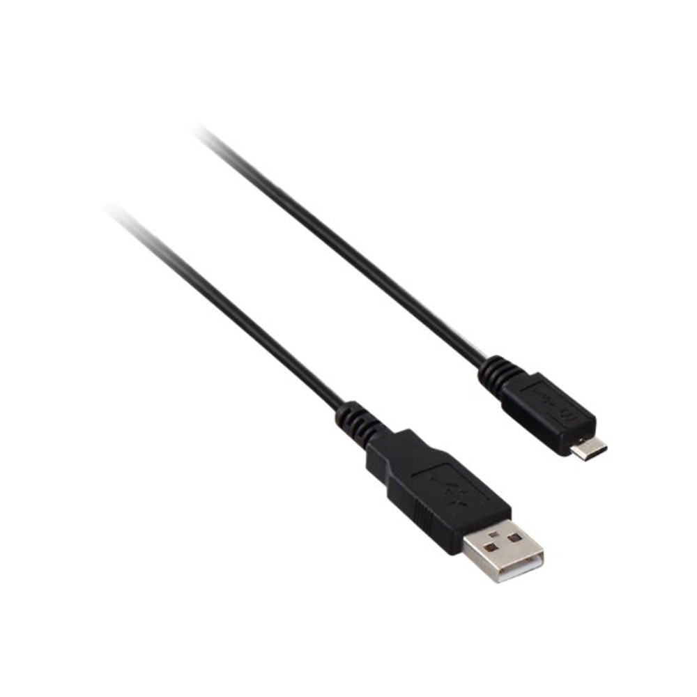 V7 V7N2USB2AMCB-03F  - USB cable - USB (M) to Micro-USB Type B (M) - USB 2.0 - 3 ft - black