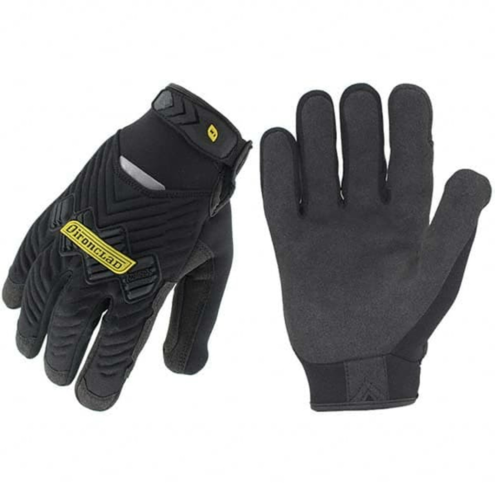 ironCLAD IEX-NMTW-04-L Cut-Resistant Gloves: Size Large, ANSI Puncture 3, Suede & Neoprene Lined, Suede & Neoprene