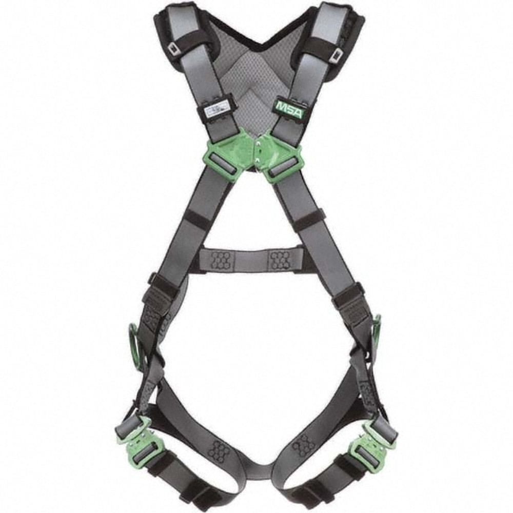 MSA 10194873 Fall Protection Harnesses: 400 Lb, Vest Style, Size Standard, Polyester