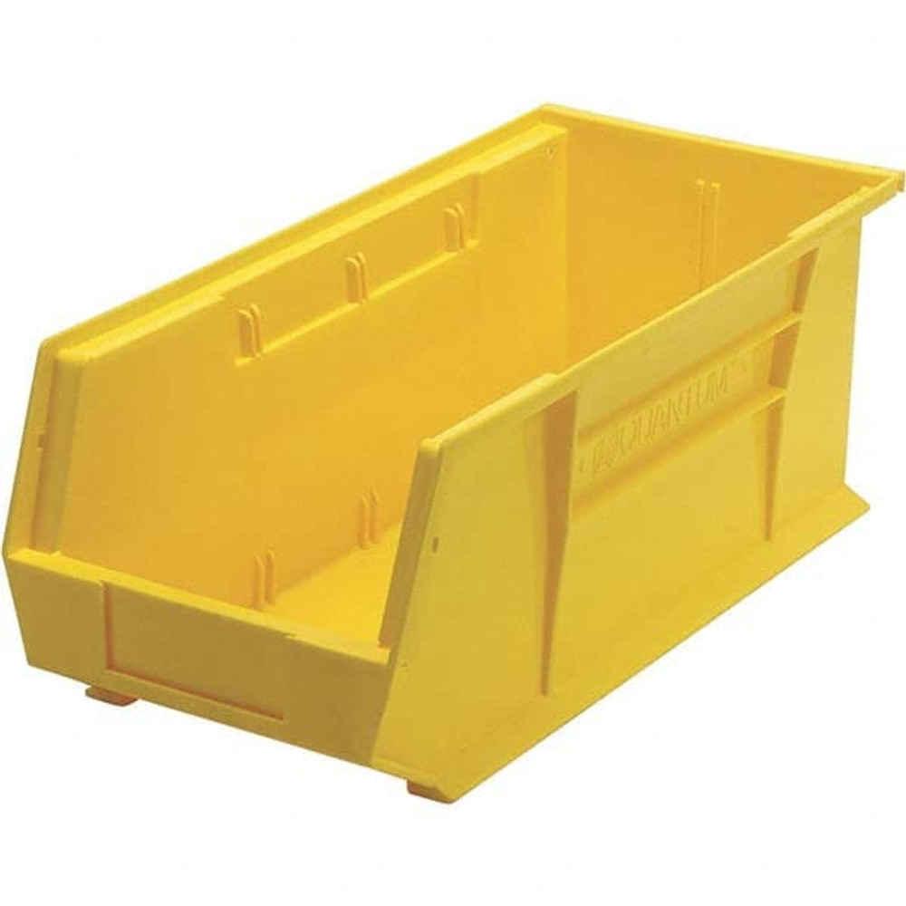 Quantum Storage QUS248YL Plastic Hang & Stack Bin: Yellow