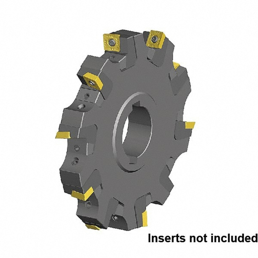 Kennametal 2443524 Indexable Slotting Cutter: 18 mm Cutting Width, 315 mm Cutter Dia, Arbor Hole Connection, 114.5 mm Max Depth of Cut, 60 mm Hole