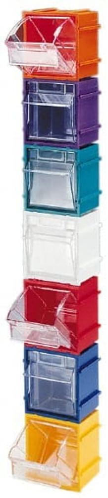 Quantum Storage QTB409BL Single Compartment Blue Small Parts Tip Out Stacking Bin Organizer