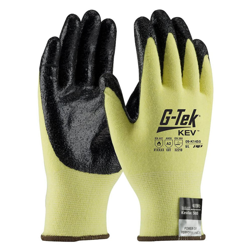 PIP 09-K1450/XXXL Cut, Puncture & Abrasive-Resistant Gloves: Size 3XL, ANSI Cut A2, ANSI Puncture 1, Nitrile, Kevlar