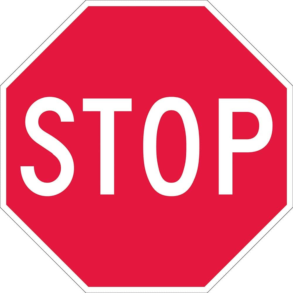 Lyle Signs T1-1006-EG18X18 Stop & Yield Sign:  Octagon, " Stop"