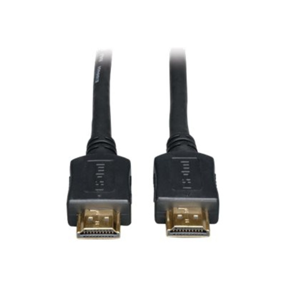 TRIPP LITE P568-003 Eaton Tripp Lite Series High-Speed HDMI Cable, Digital Video with Audio, UHD 4K (M/M), Black, 3 ft. (0.91 m) - HDMI cable - HDMI male to HDMI male - 3 ft - double shielded - black